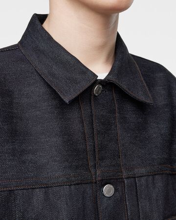 #002 CASHMERE DENIM JACKET 13.7oz,Indigo, large image number 5