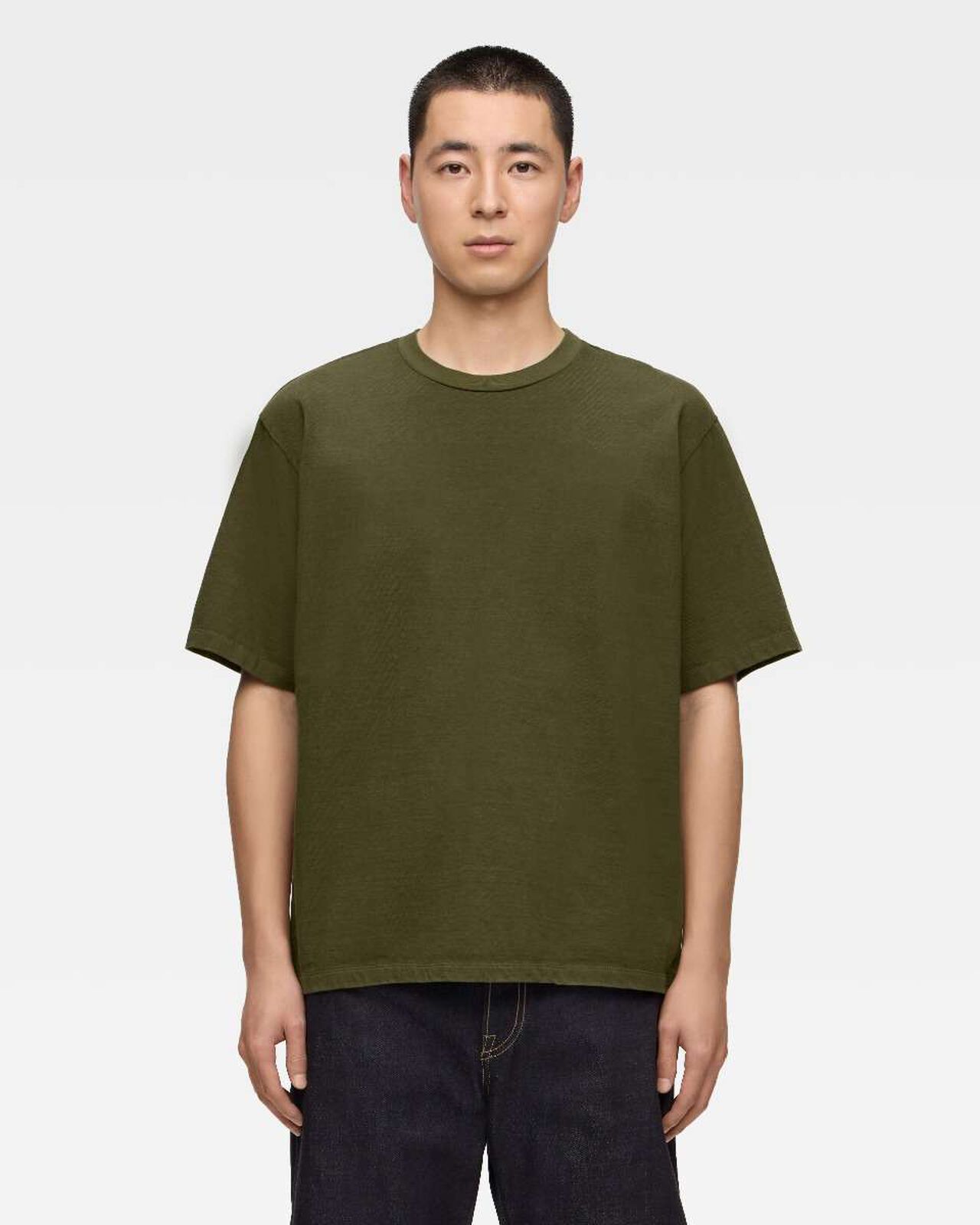 HEAVY OUNCE S/S TEE - ALPHABET (BACK),OD, large image number 0