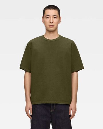 HEAVY OUNCE S/S TEE - ALPHABET (BACK),OD, large image number 0