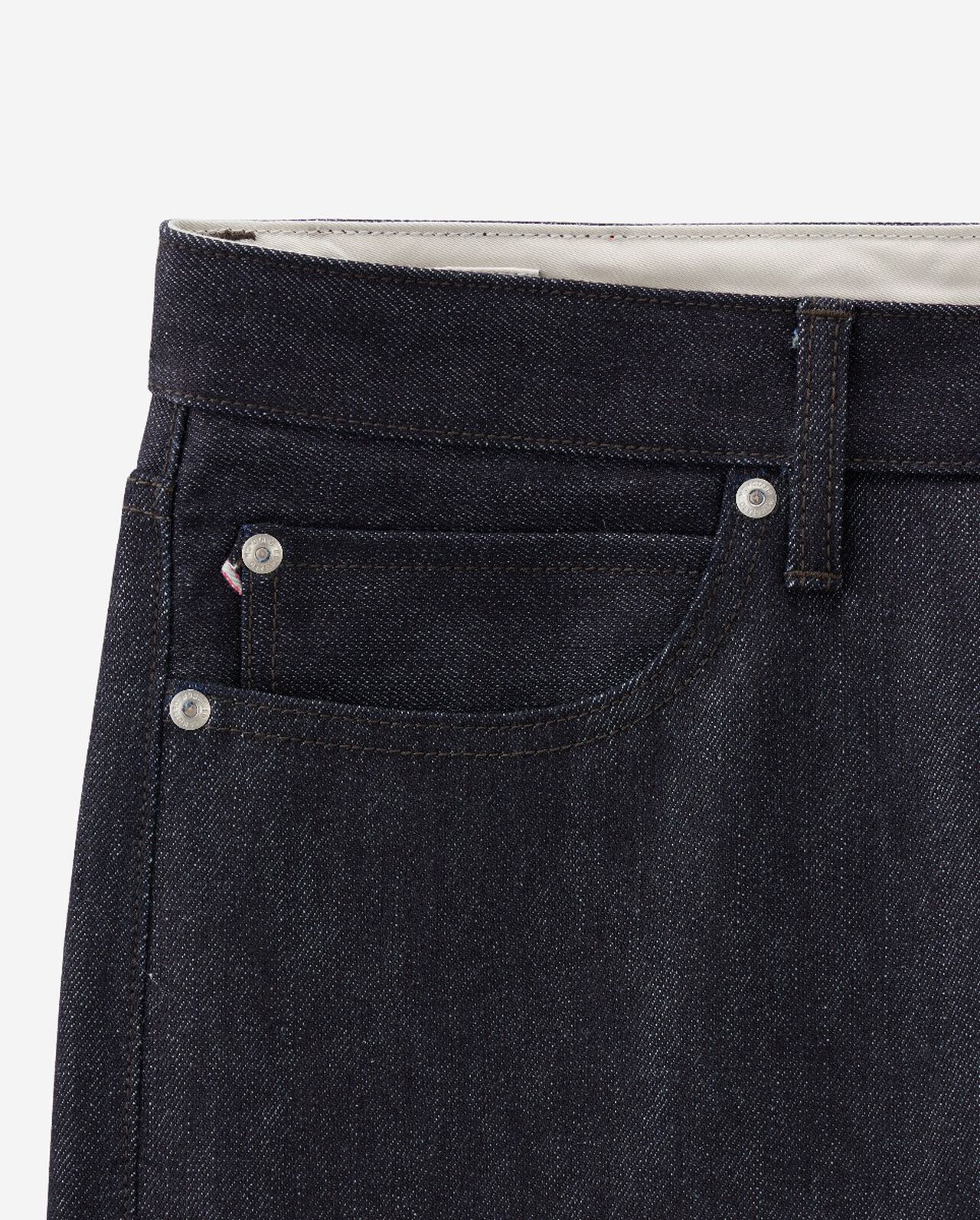 #200 CASHMERE TAPERED 13.7oz ZIPPER FLY,Indigo, large image number 13