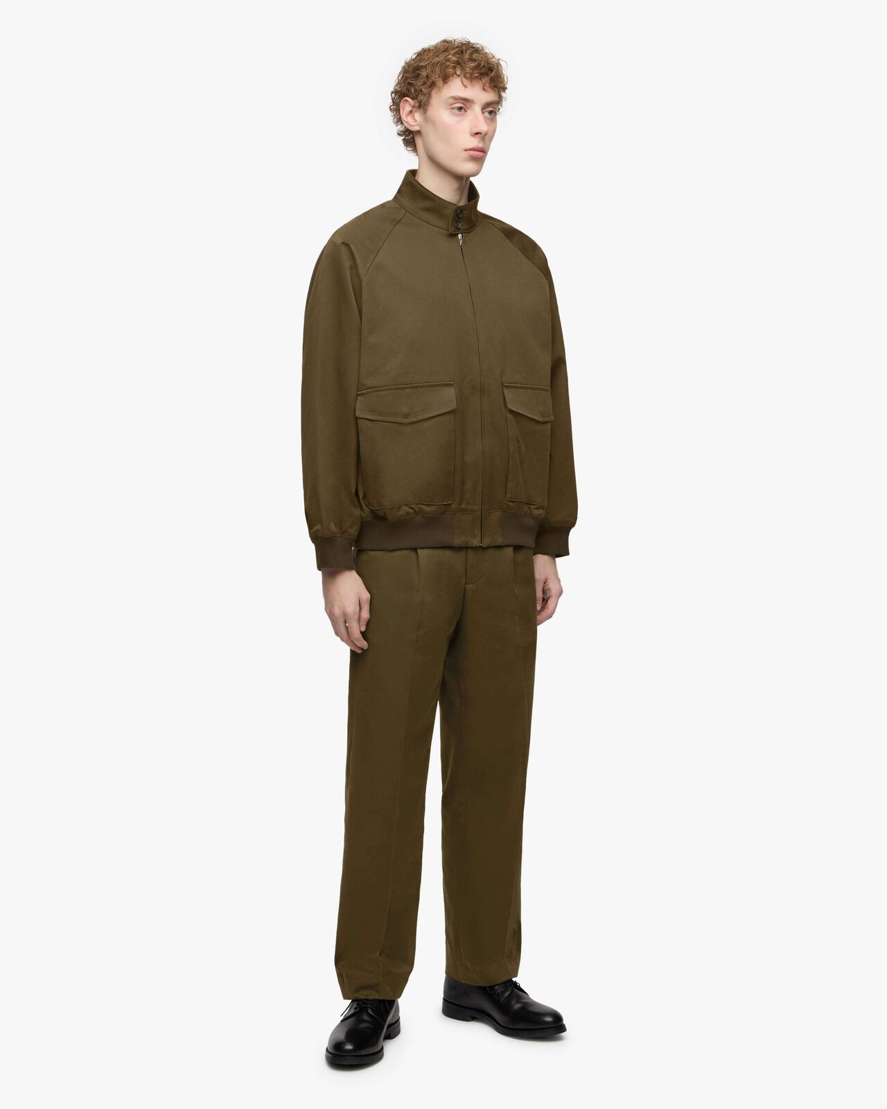 WESTPOINT TROUSERS-FABRIC DYE,KHAKI, large image number 1