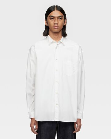 BROAD L/S SHIRT,WHT, large image number 0