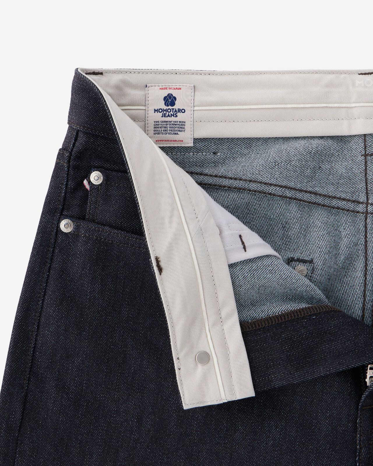 MMJZ0303 #300 CASHMERE SLIM 13.7oz ZIPPER FLY,Indigo, large image number 8
