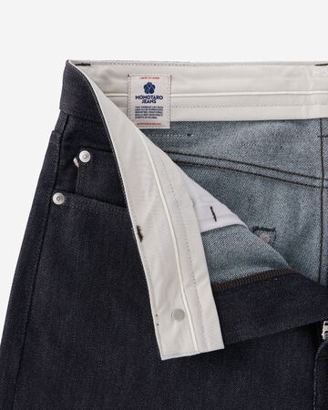 MMJZ0303 #300 CASHMERE SLIM 13.7oz ZIPPER FLY,Indigo, large image number 8