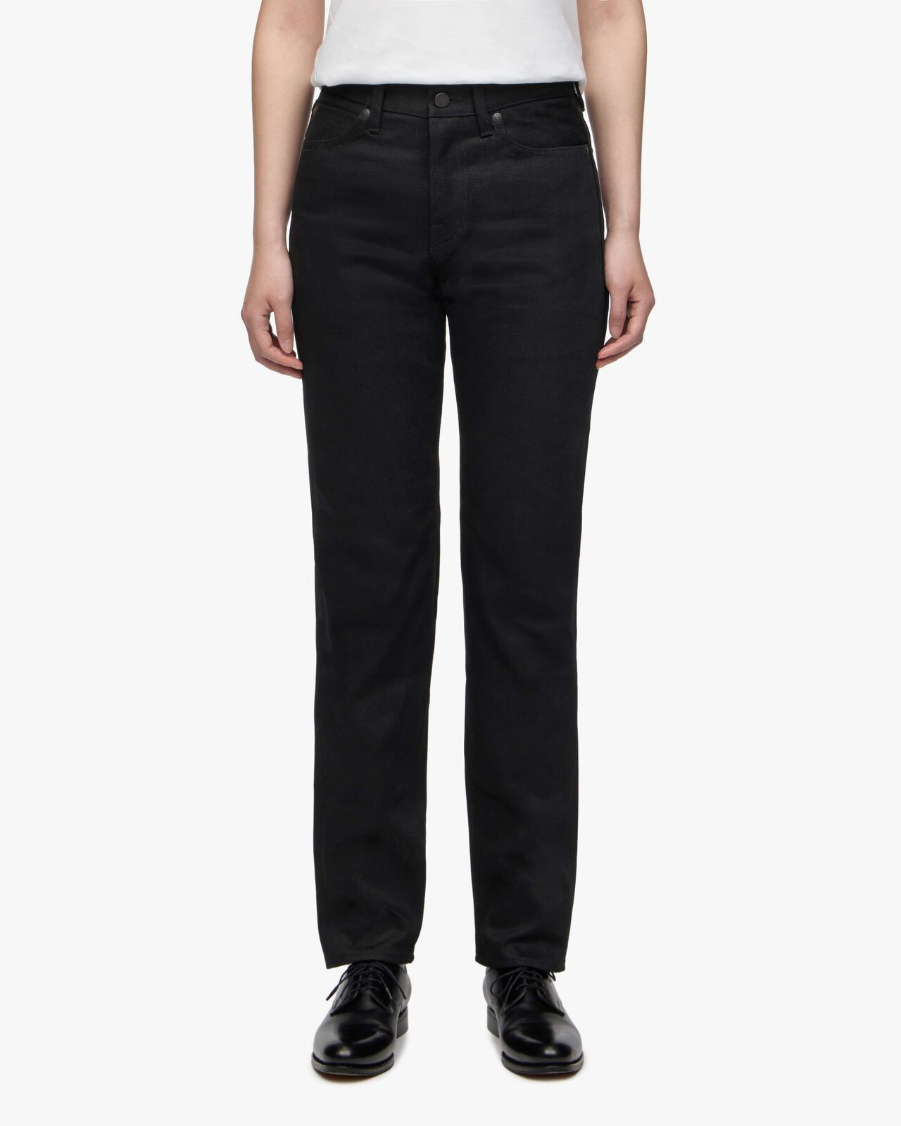 #300 STANDARD SLIM 14.7oz ZIPPER FLY,BLK, large image number 6