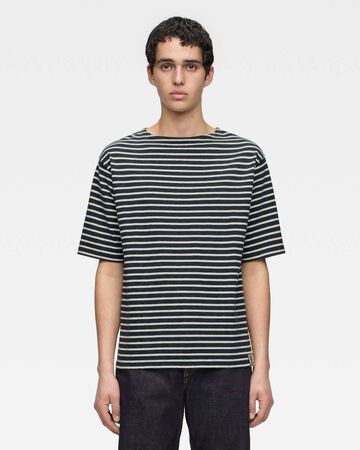 BASQUE BORDER S/S TEE,NAVY, large image number 0