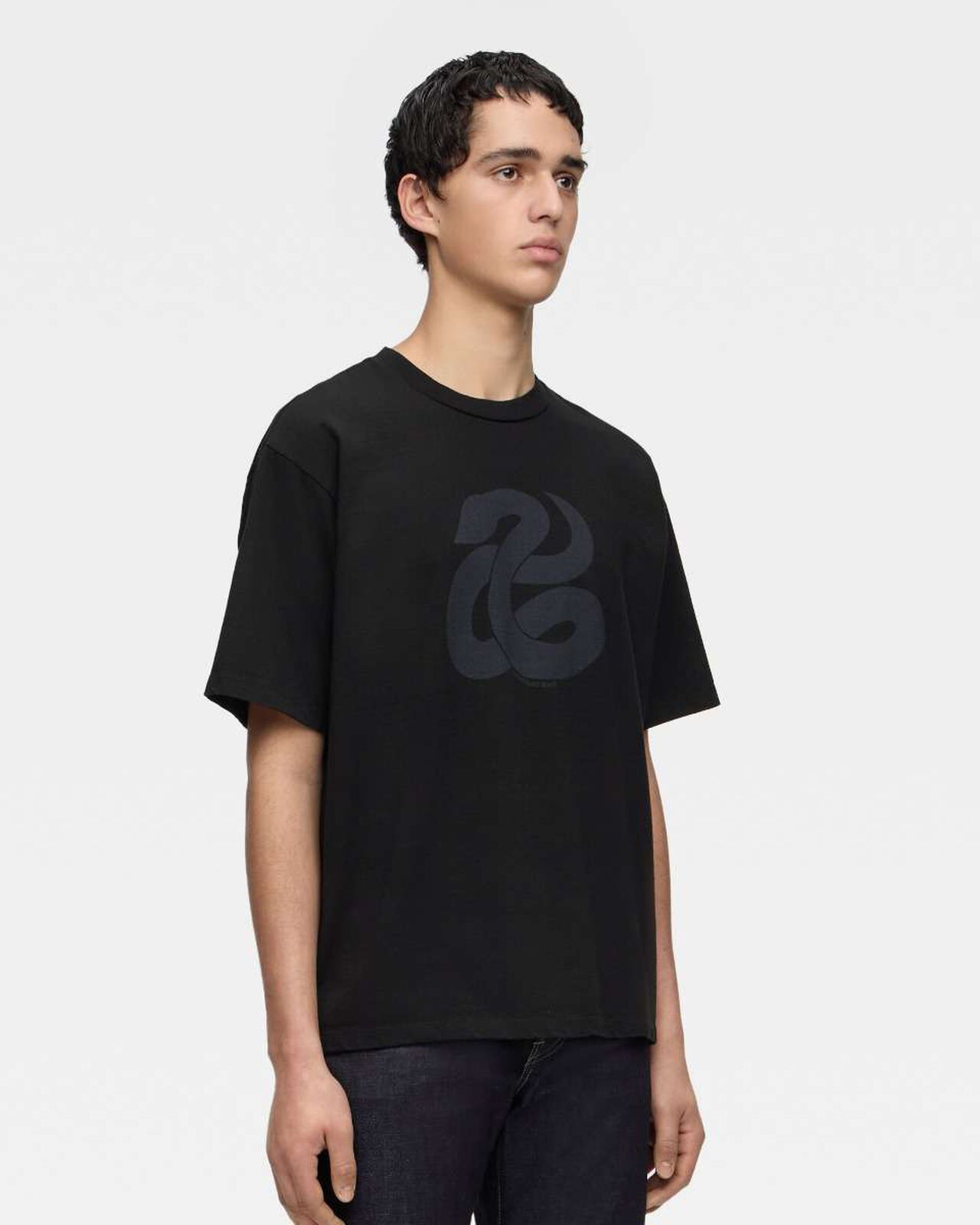 HEAVY OUNCE S/S TEE -SNAKE,BLK, large image number 1