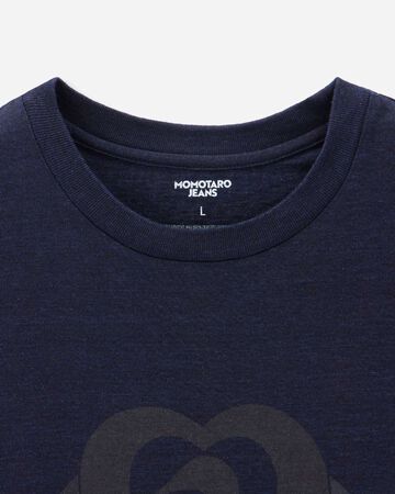 YARN DYED S/S TEE - CRANE,Indigo, large image number 6
