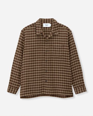 SUPIMA COTTON CHECK SHIRTS,GRY, large image number 13