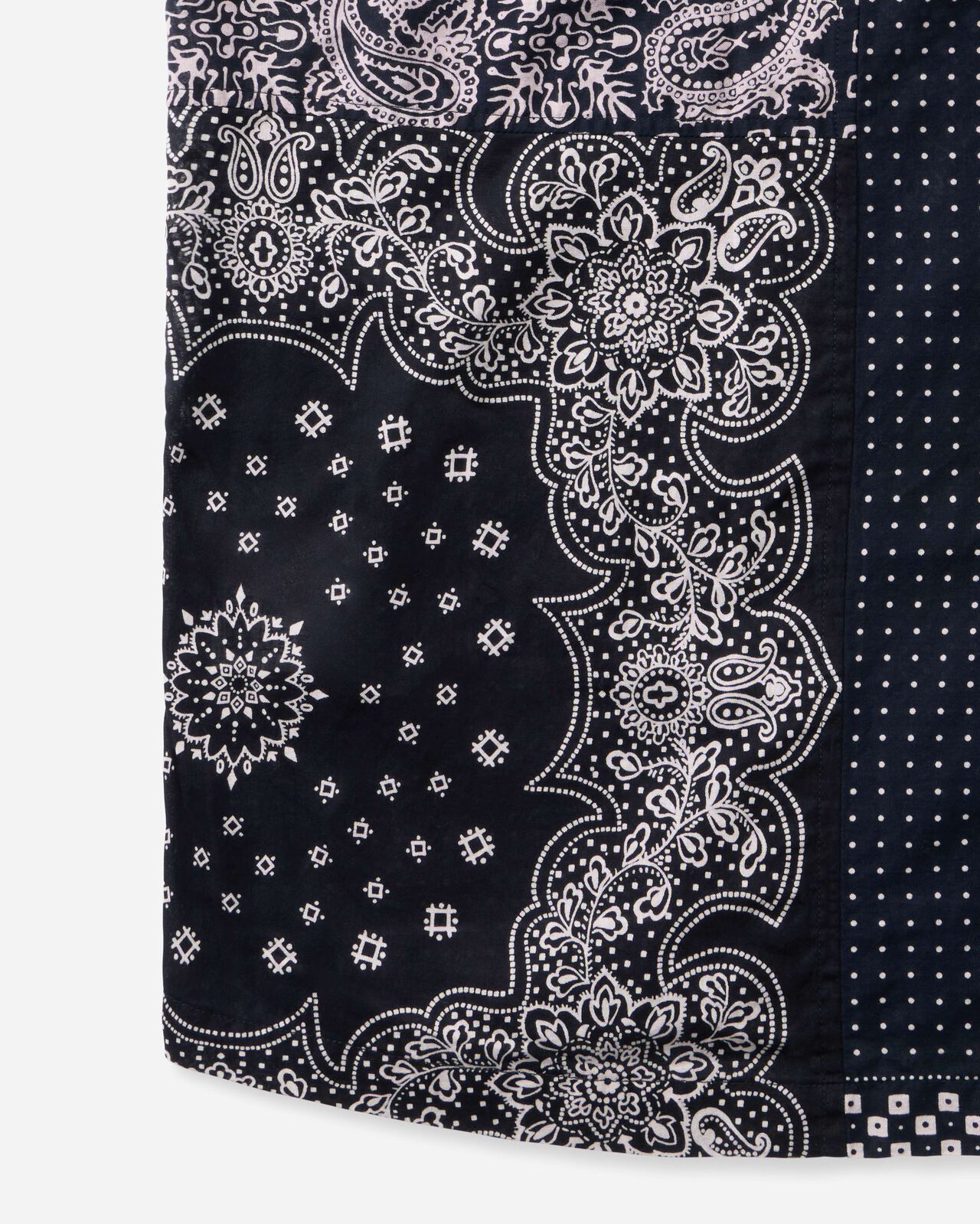ORIGINAL PRINT S/S SHIRT -PAISLEY PATTEN,NAVY, large image number 9