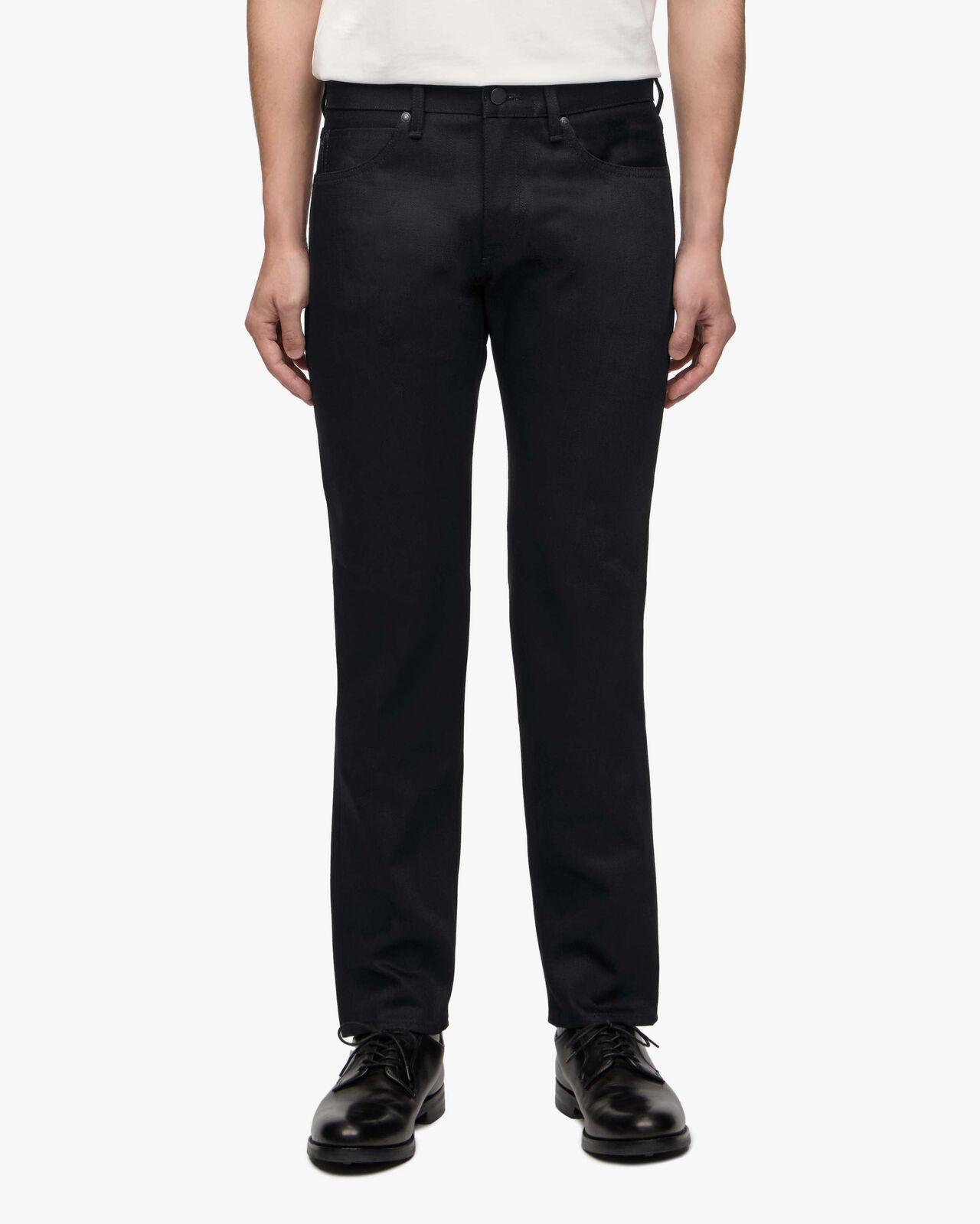 #300 STANDARD SLIM 14.7oz ZIPPER FLY,BLK, large image number 0