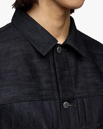 #002 CASHMERE DENIM JACKET 13.7oz,Indigo, large image number 7
