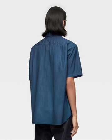 BROAD S/S SHIRT - NATURAL INDIGO,MID, large image number 3