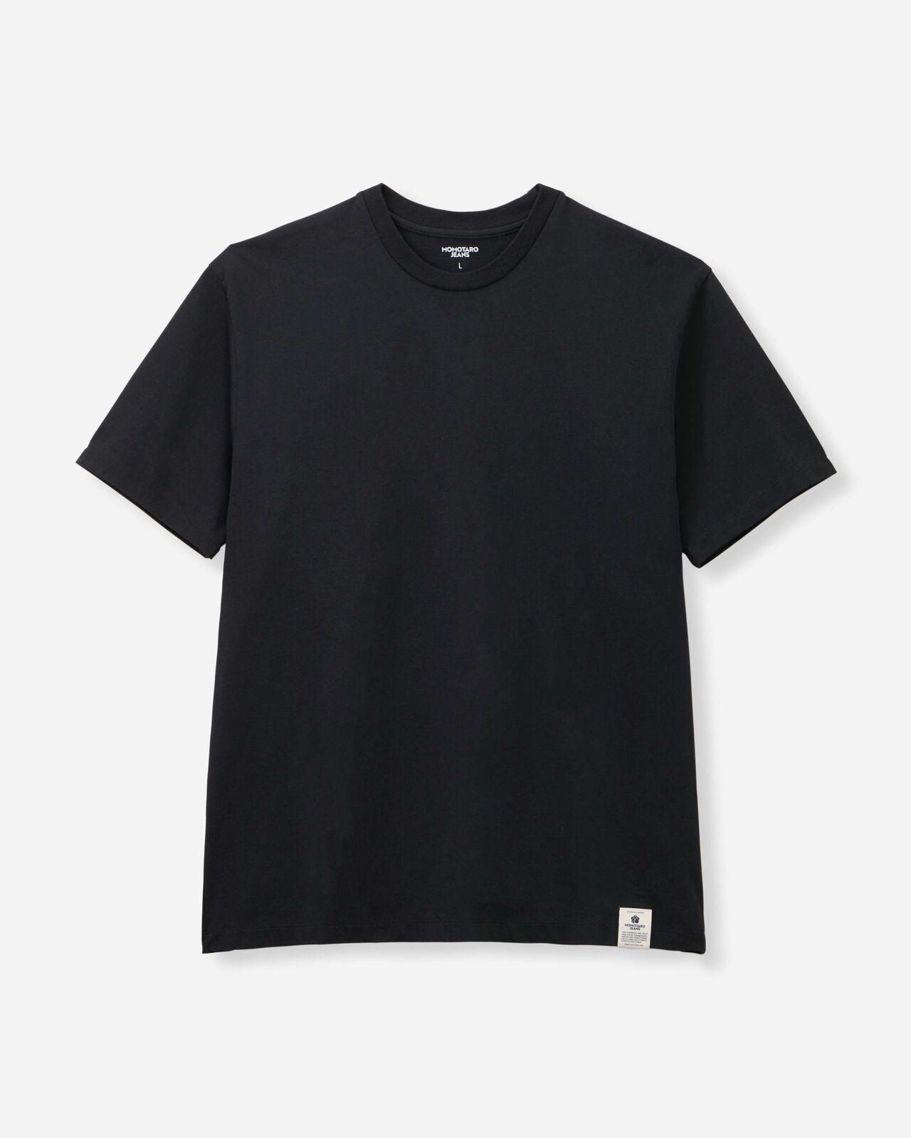 SUVIN COTTON S/S TEE-REGULAR FIT,BLK, large image number 2