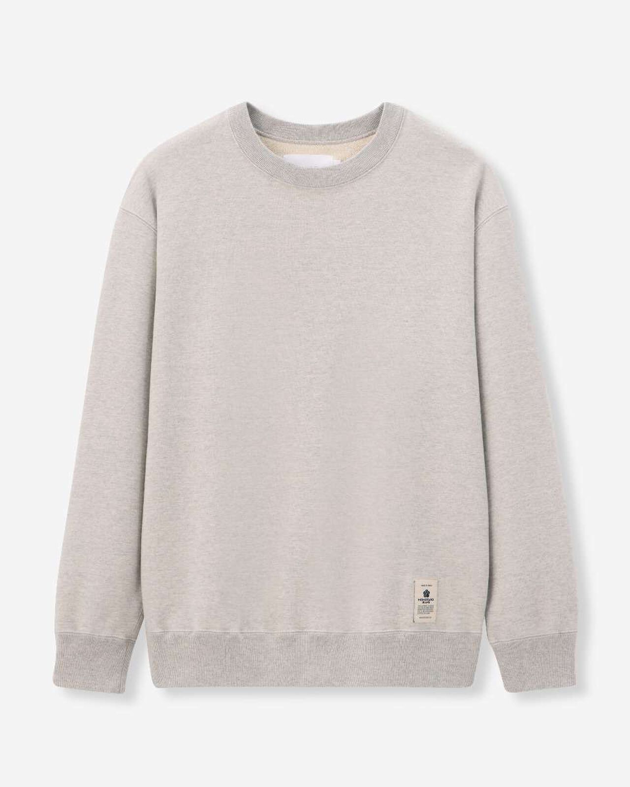 HEAVY TERRY SWEAT SHIRT,gris, large image number 5