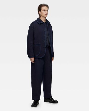 HEAVY SASHIKO JACKET,Indigo, large image number 4