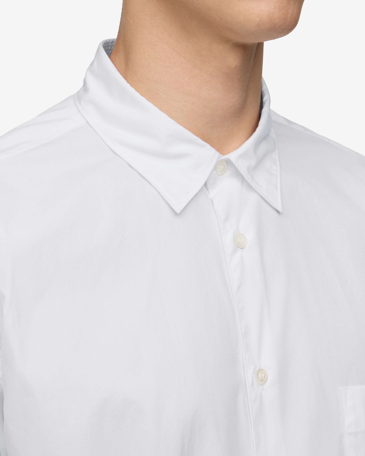 BROAD L/S SHIRT,WHT, large image number 4