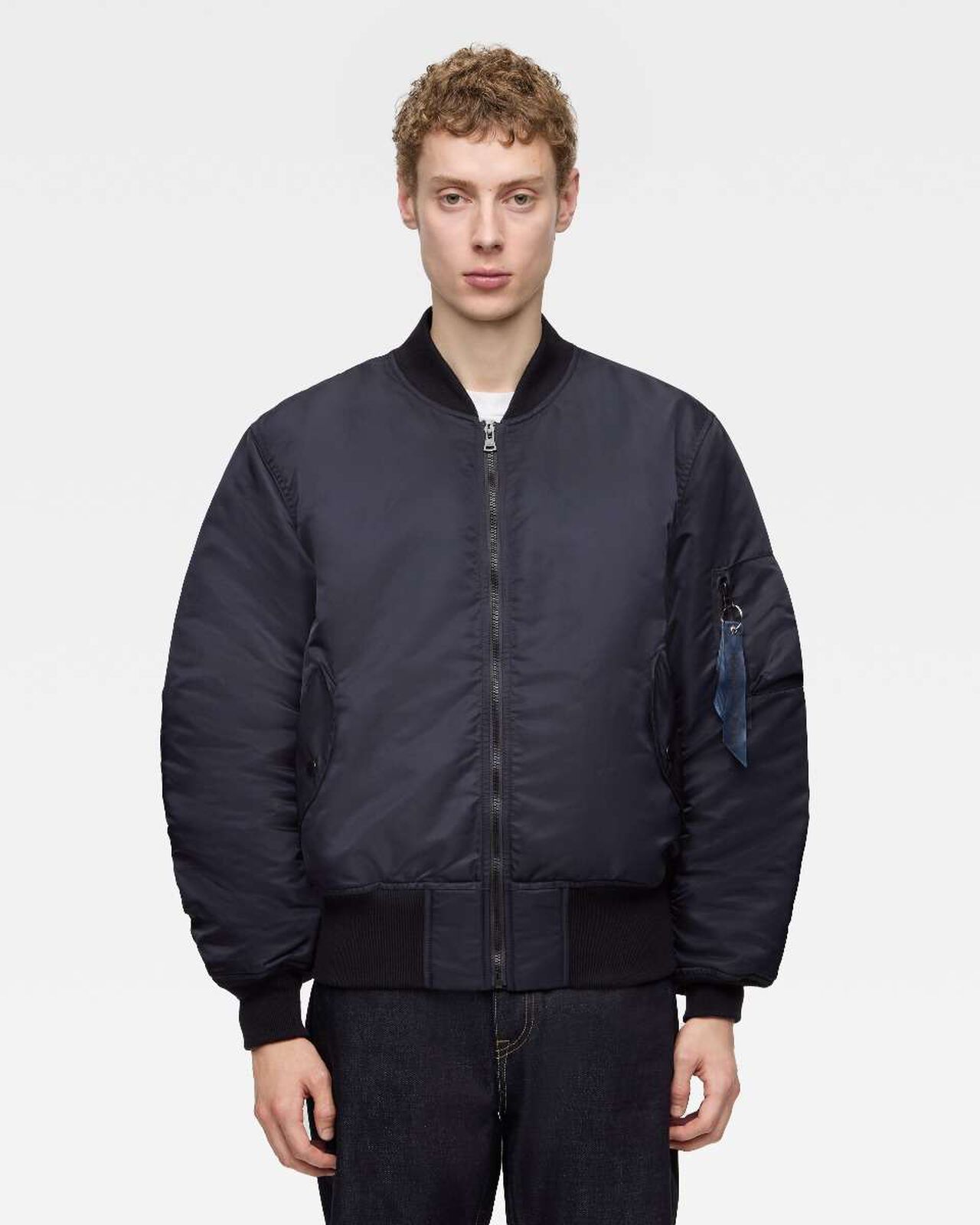EMBROIDERY MA-1,NAVY, large image number 0