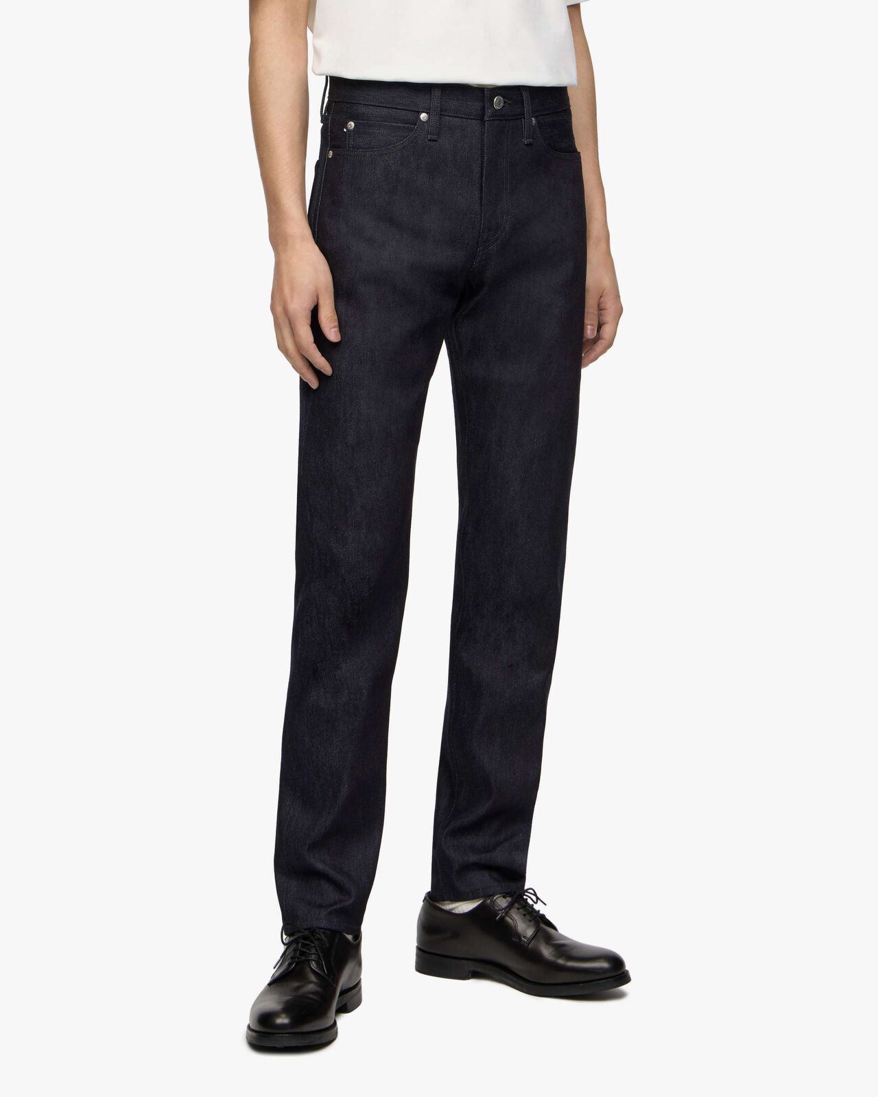#200 CASHMERE TAPERED 13.7oz ZIPPER FLY,Indigo, large image number 1