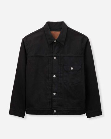 #001 DENIM JACKET - KYOTOMONTSUKI DYED,BLK, large image number 6