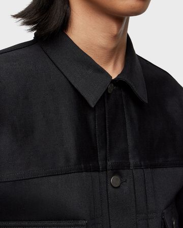#002 STANDARD DENIM JACKET 14.7oz,BLK, large image number 4