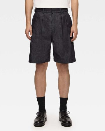 DENIM WIDE SHORTS,Indigo, large image number 0