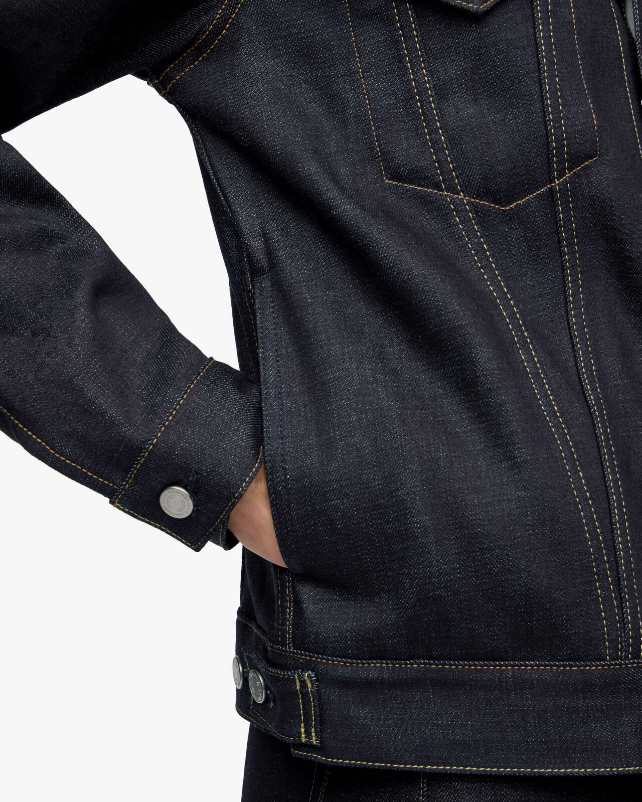 #003 STANDARD DENIM JACKET 14.7oz,Indigo, large image number 8