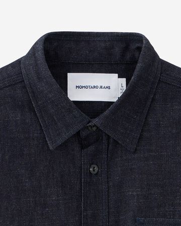TRIPLE STITCH L/S DENIM SHIRT,Indigo, large image number 8