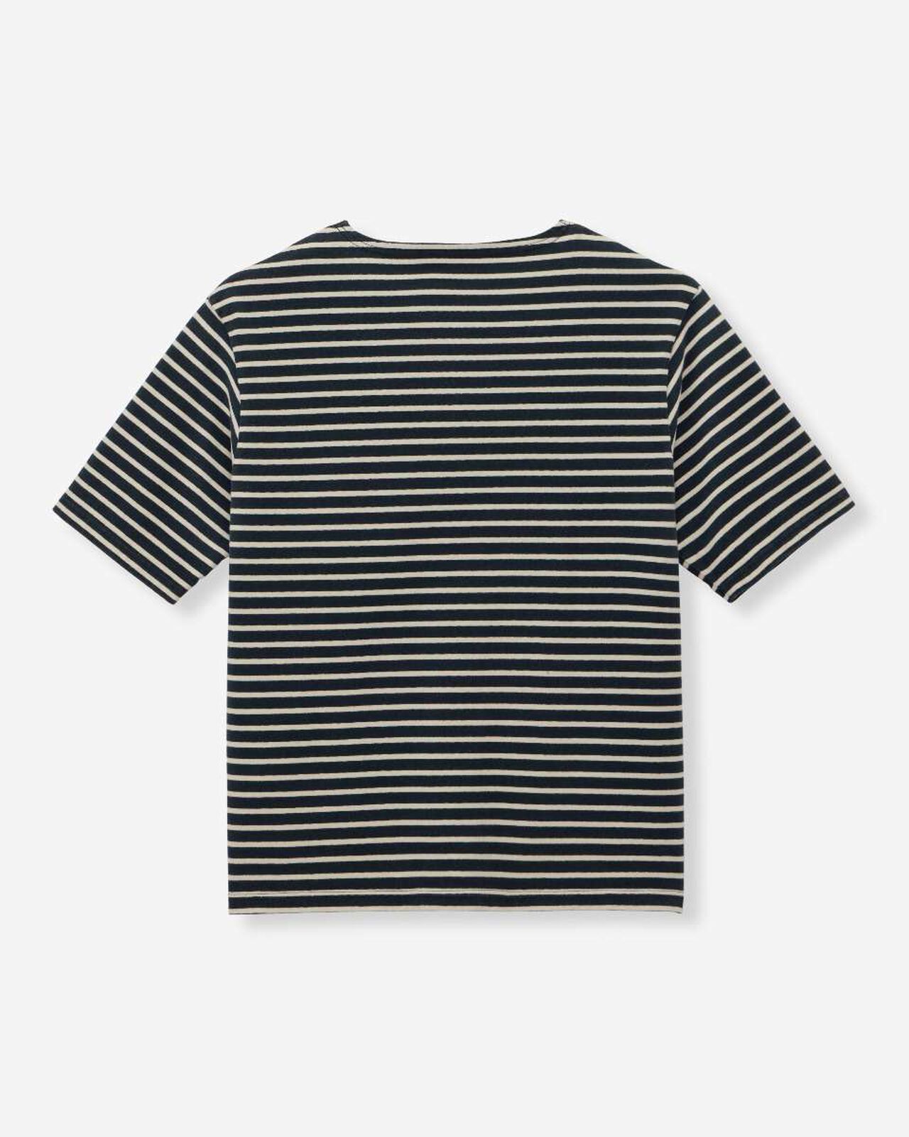 BASQUE BORDER S/S TEE,NAVY, large image number 6
