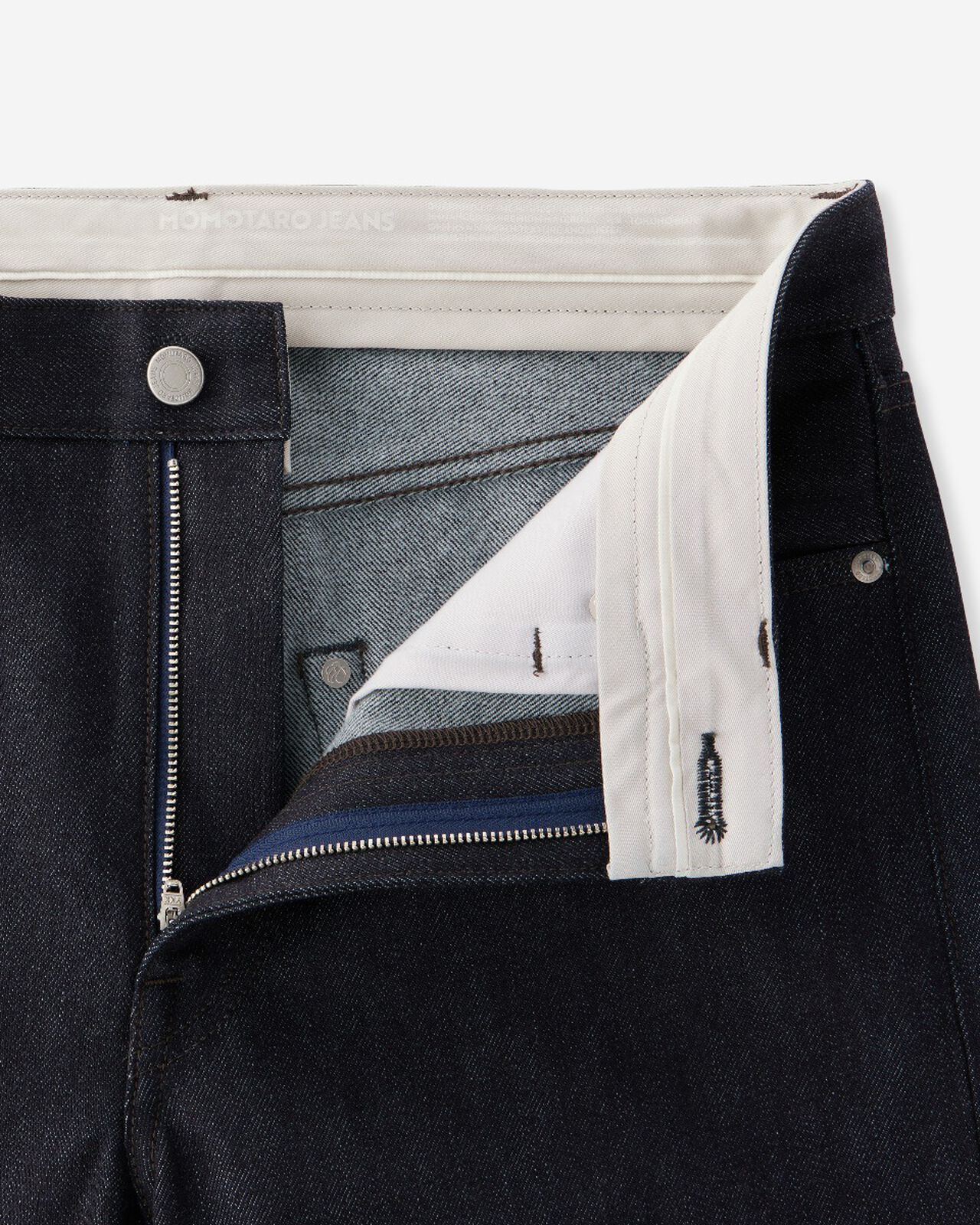 MMJZ0303 #300 CASHMERE SLIM 13.7oz ZIPPER FLY,Indigo, large image number 7