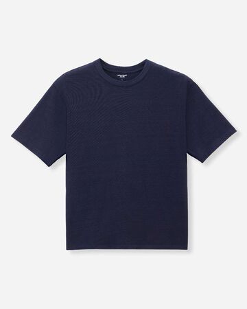 YARN DYED S/S TEE - ALPHABET FRONT),Indigo, large image number 5