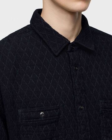 SASHIKO WORK SHIRT,Indigo, large image number 4