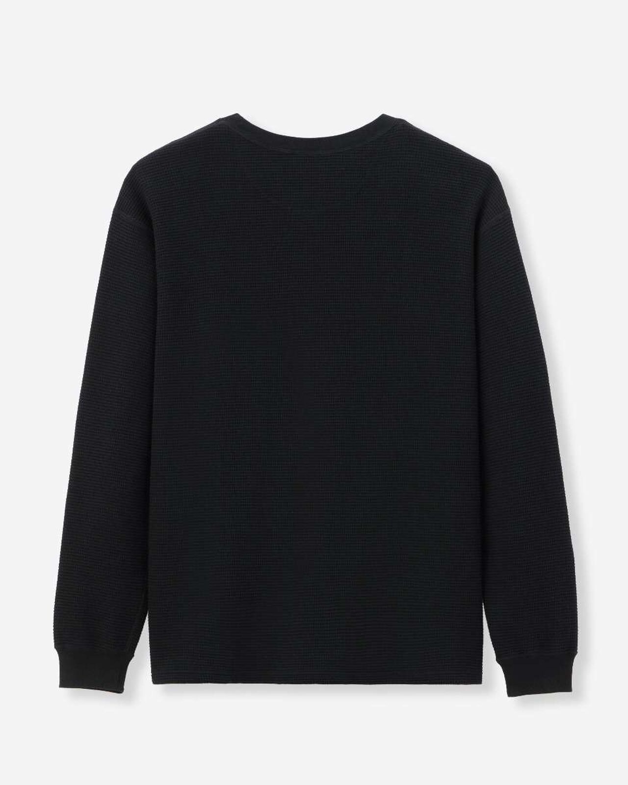 THERMAL L/S TEE,Hitam, large image number 6