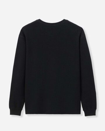 THERMAL L/S TEE,Hitam, large image number 6
