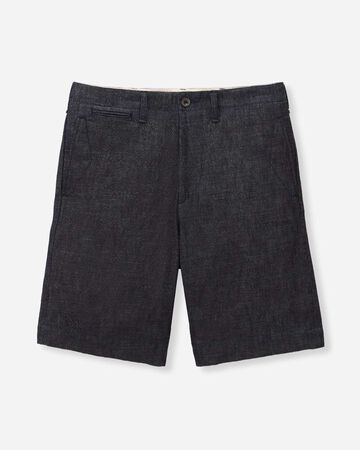 DENIM SLIM SHORTS,Indigo, large image number 4