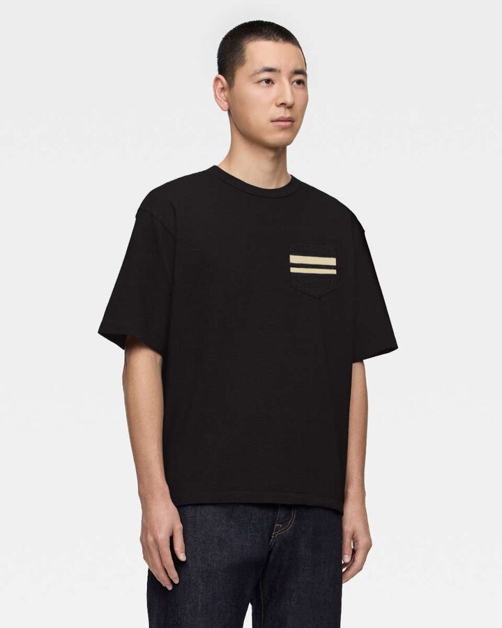 HEAVY OUNCE S/S POCKET TEE -DISCHARGE PRINT,, medium