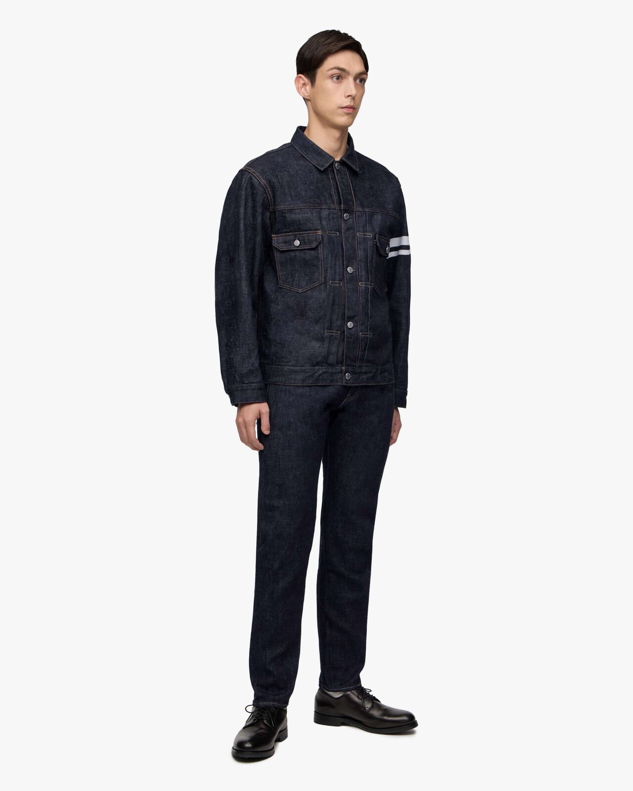 #002 CLASSIC DENIM JACKET 15.7oz,Indigo, large image number 4