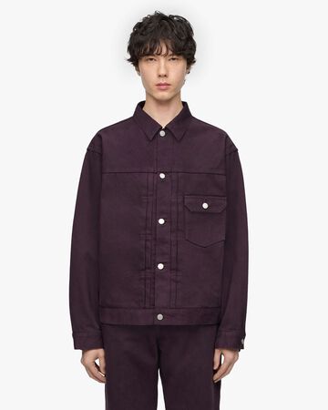 [arriving 8/21] #001 DENIM JACKET - SHIKON,PURPLE, large image number 0