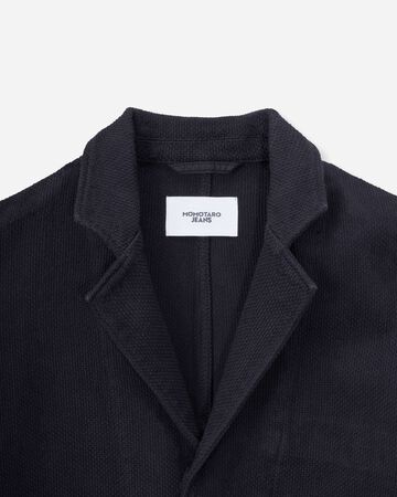 SASHIKO TAILORED JACKET-OVERDYE,Indigo, large image number 8
