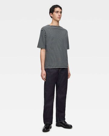 BASQUE BORDER S/S TEE,NAVY, large image number 3