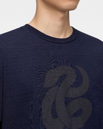 HEAVY OUNCE S/S TEE -SNAKE,Indigo, large image number 4