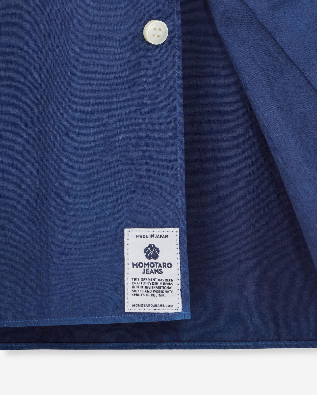 BROAD S/S SHIRT - NATURAL INDIGO,DID, large image number 9