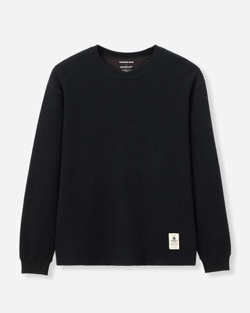 THERMAL L/S TEE,Hitam, large image number 5