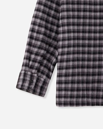 SUPIMA COTTON CHECK SHIRTS,GRY, large image number 9