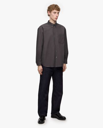 OXFORD L/S SHIRT,Light Black, large image number 3