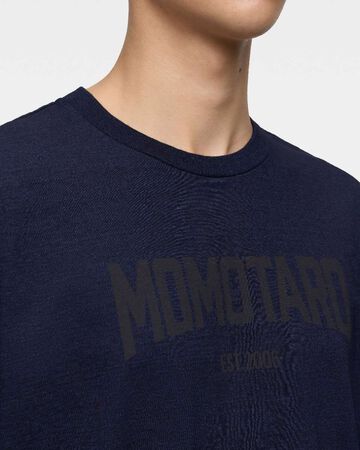 YARN DYED S/S TEE - ALPHABET FRONT),Indigo, large image number 4