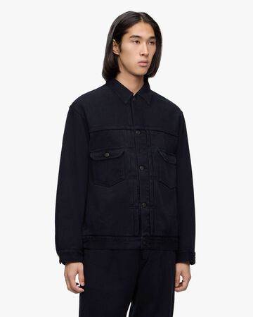 #002 SASHIKO JACKET-OVERDYE,Indigo, large image number 1