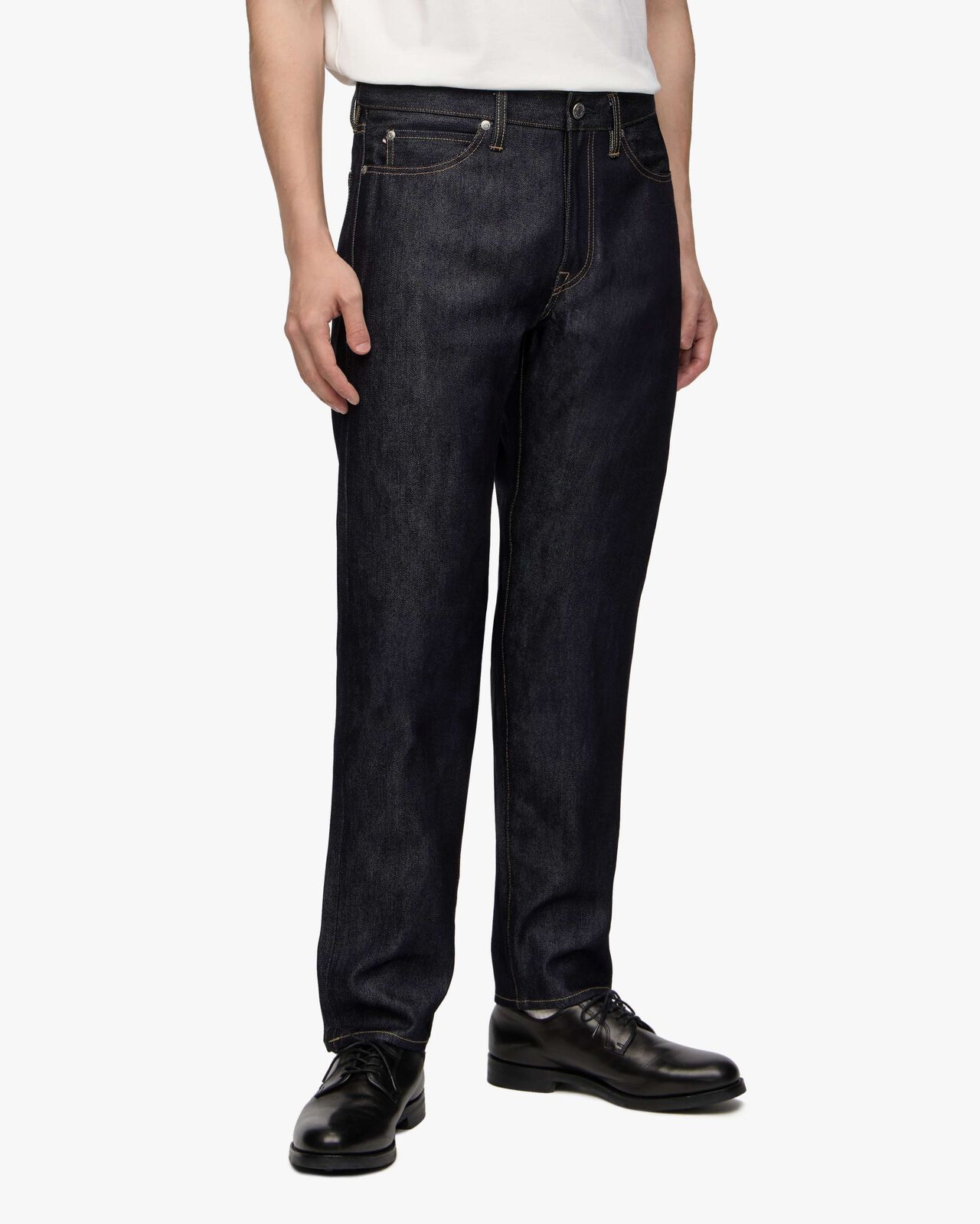 #200 SILK TAPERED 15oz ZIPPER FLY,Indigo, large image number 1