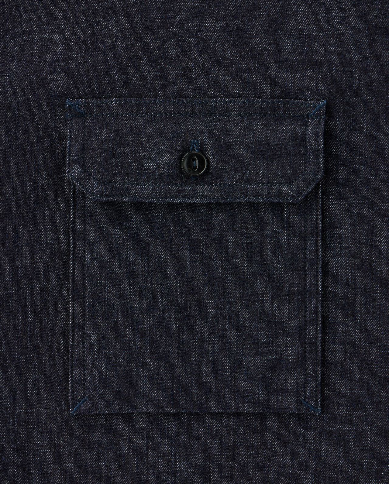 TRIPLE STITCH L/S DENIM SHIRT,Indigo, large image number 7