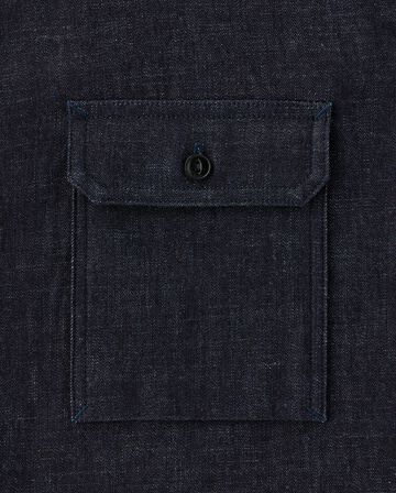 TRIPLE STITCH L/S DENIM SHIRT,Indigo, large image number 7